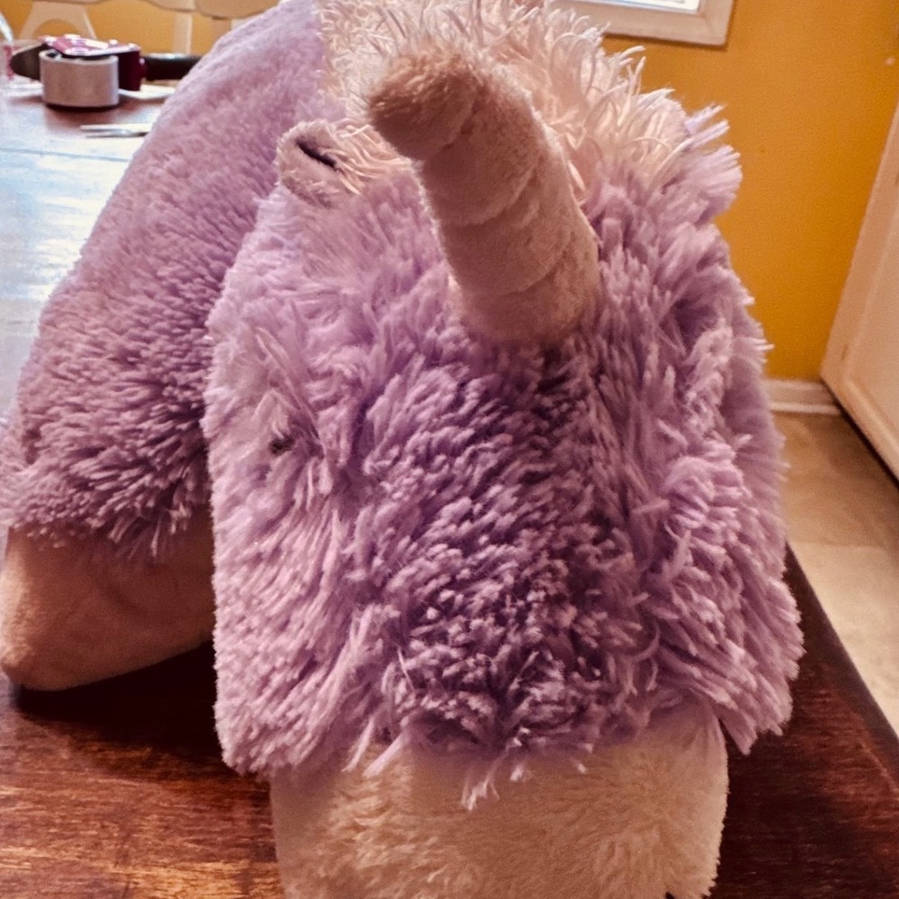 Pillow Pets Magical Unicorn Purple Plush Stuffed Animal Toy 18 inch Large‎ 2010 - Picture 8 of 14